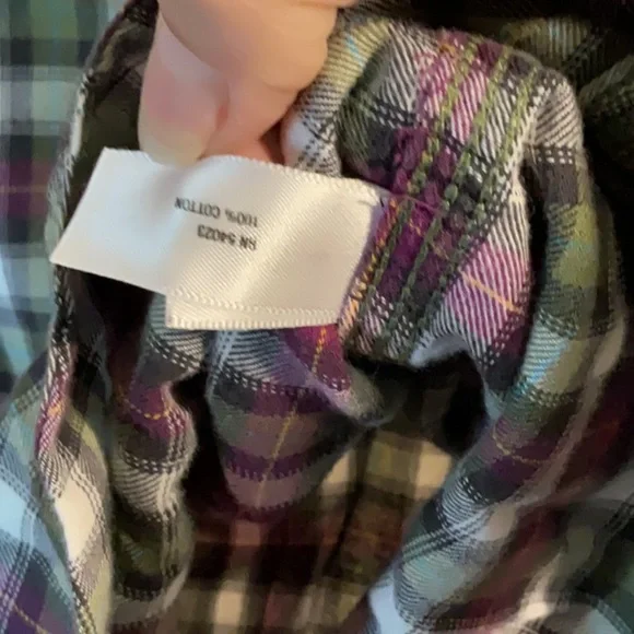 Men's Plaid Gap Shirt - Multicolor XL - Picture 10 of 13